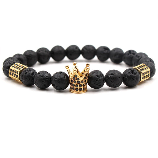 Crown Vibes Stretch Bracelet