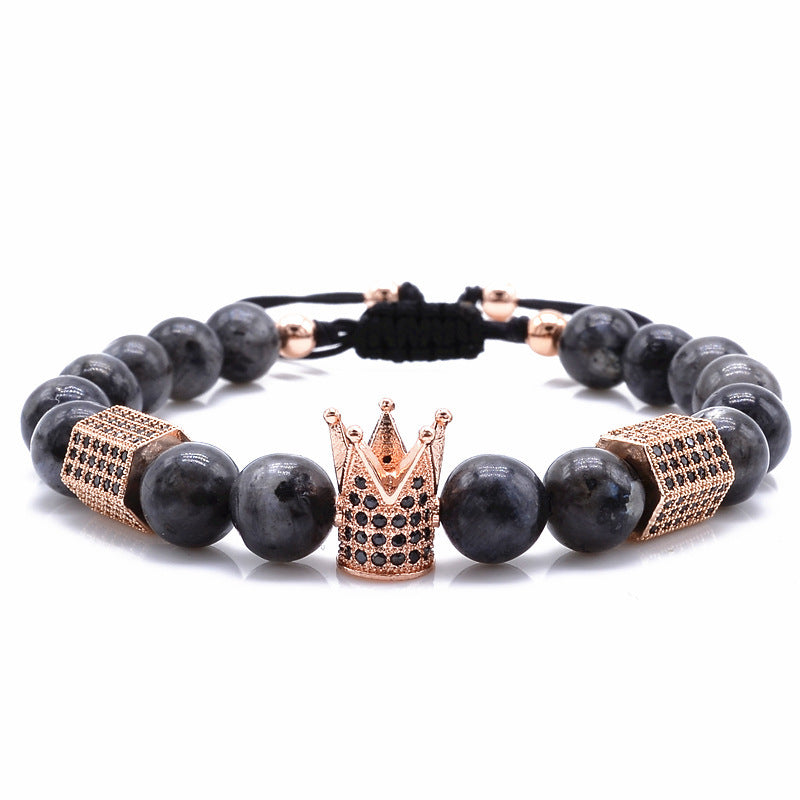 Crown Hexagonal Prism Bracelet